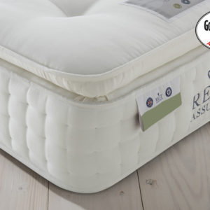 Rest Assured Knowlton 2000 Pocket Latex Pillow Top Mattress, Superking