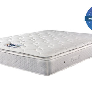 Sleepeezee Memory Comfort 1000 Pocket Pillow Top Mattress, Superking