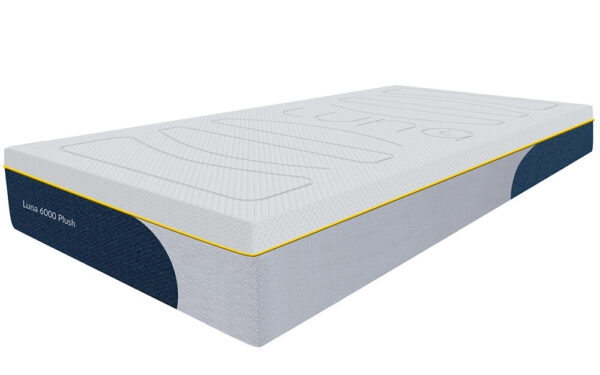 Luna 6000 Plush Gel Memory Pocket Hybrid Mattress, Single