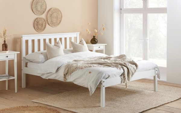 Birlea Denver Bed Frame, Double, White