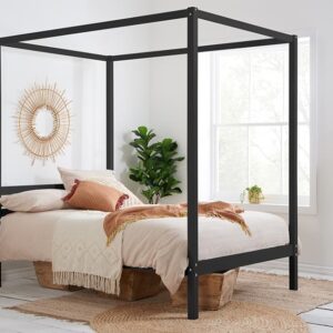 Birlea Mercia Four Poster Bed Frame, Double, White