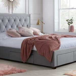 Birlea Woodbury Fabric Bed Frame, Double