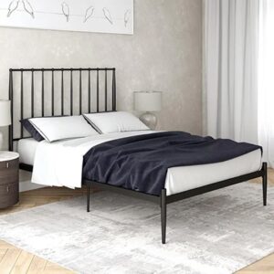 Giulio Metal Double Bed In Black