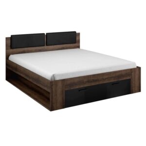 Glens Wooden Divan Double Bed In Monastery Oak