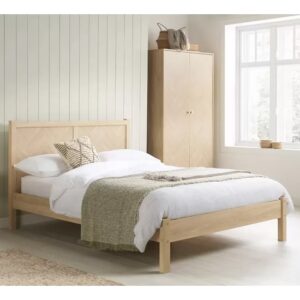 Helena Wooden King Size Bed In Oak