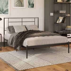 Jacksonville Metal King Size Bed In Black