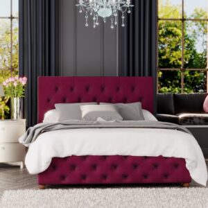 Laurence Llewelyn-Bowen Luna Velvet Fabric Ottoman Bed