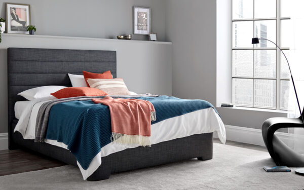 Novo Aporo Ottoman Bed Frame, Superking, Grey