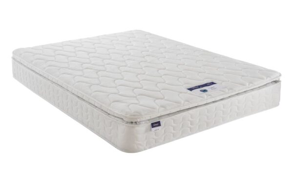 Silentnight Miracoil Pillow Top Mattress, Superking