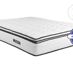 SleepSoul Space 2000 Pocket Memory Pillow Top Mattress, Single